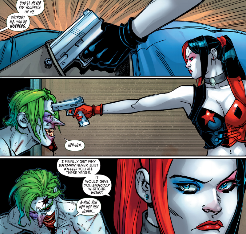 Illustration for article titled Harley Quinn Just Cut Ties With the Joker in the Most Satisfying Way